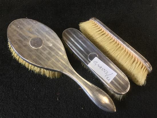 Set of three dressing table items
